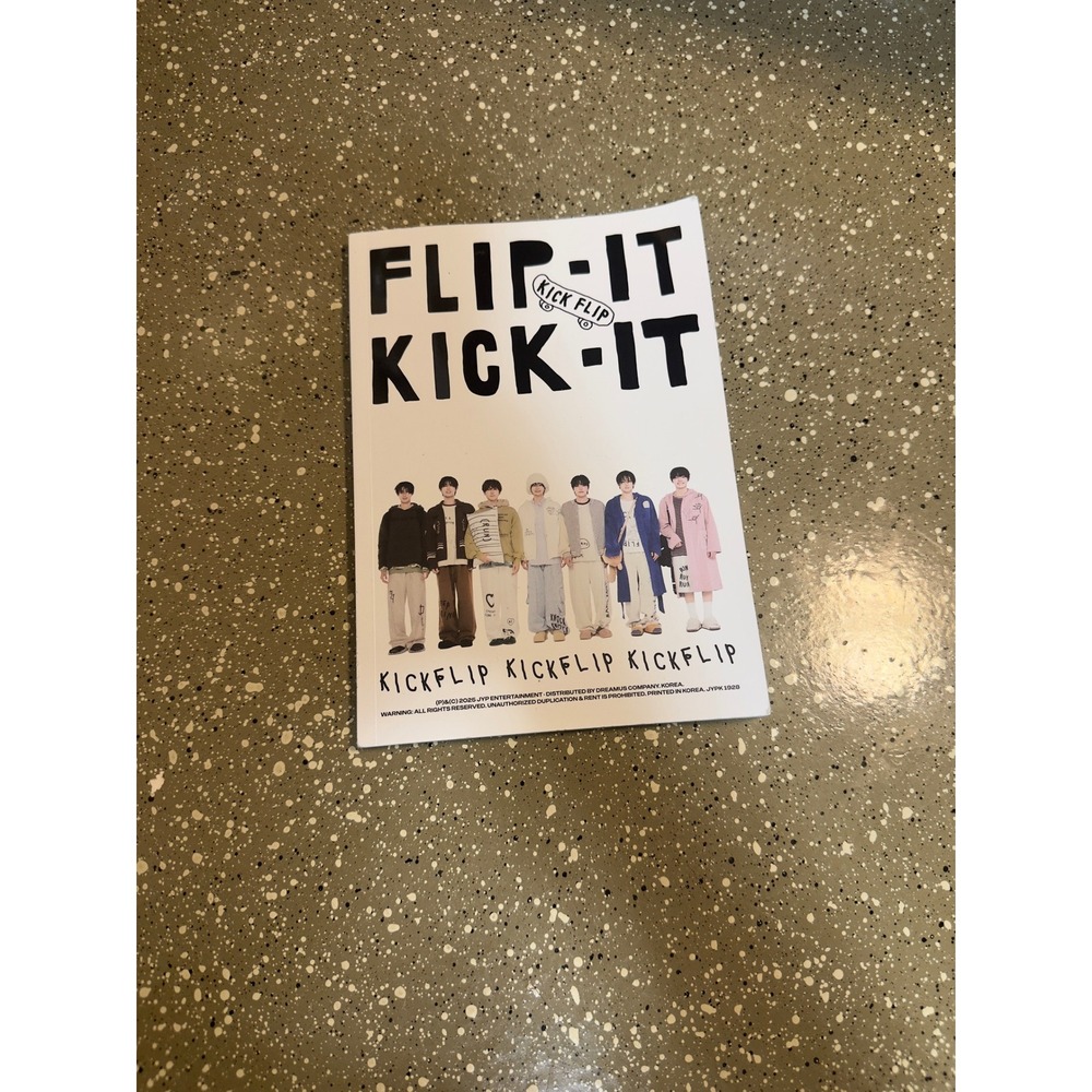 KICK FLIP X INSPK SQUARE Photobook CD Kpop Idol Group